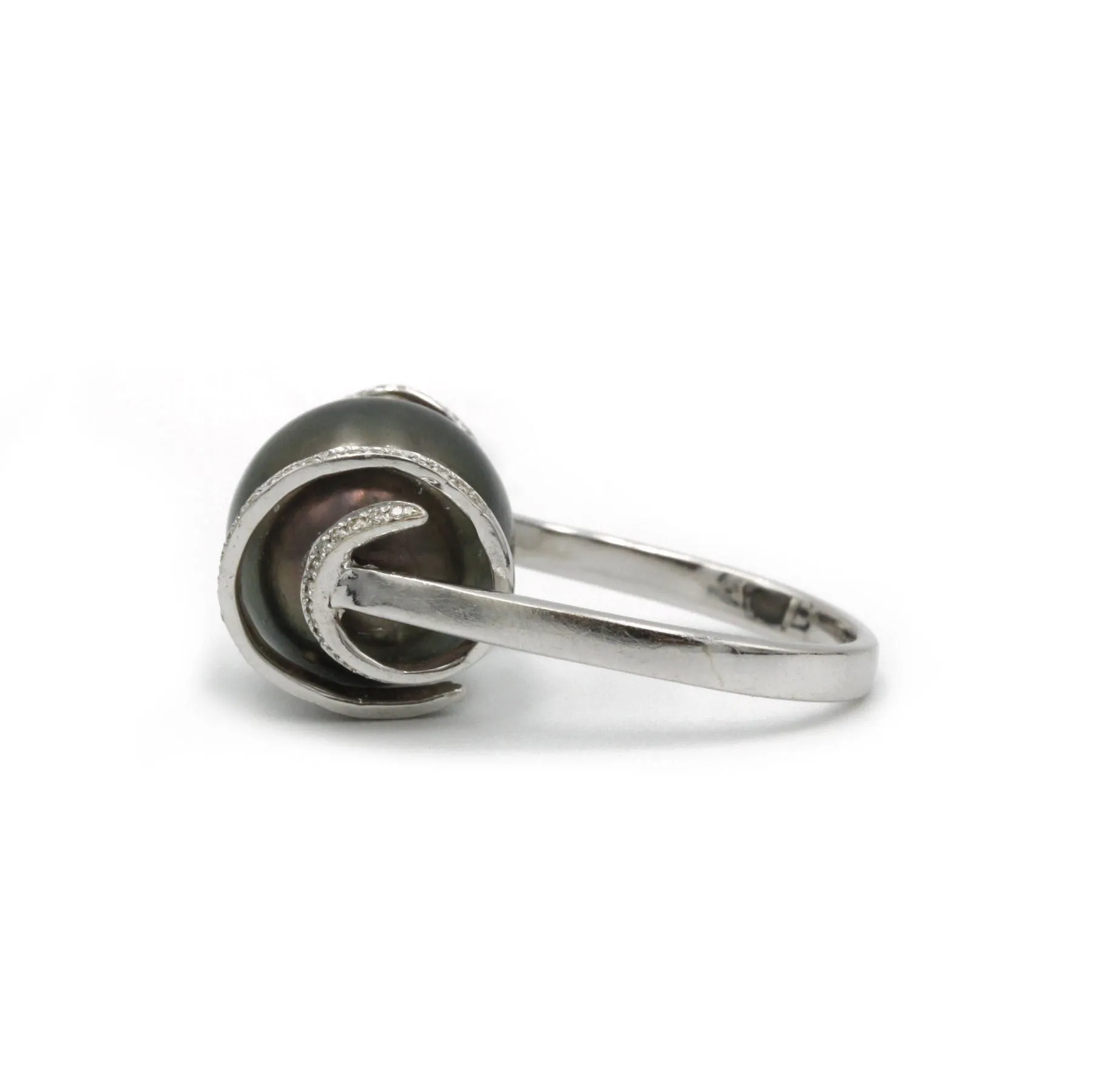 Bague - Or, Diamants & Perle sold by 58 Facettes product image thumbnail 2