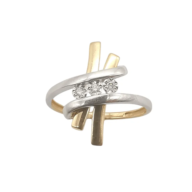 Bague 2 Ors Diamants sold by 58 Facettes