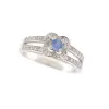 MAUBOUSSIN - Bague Solitaire "Love Bleu" Saphir Diamants Or Blanc sold by 58 Facettes