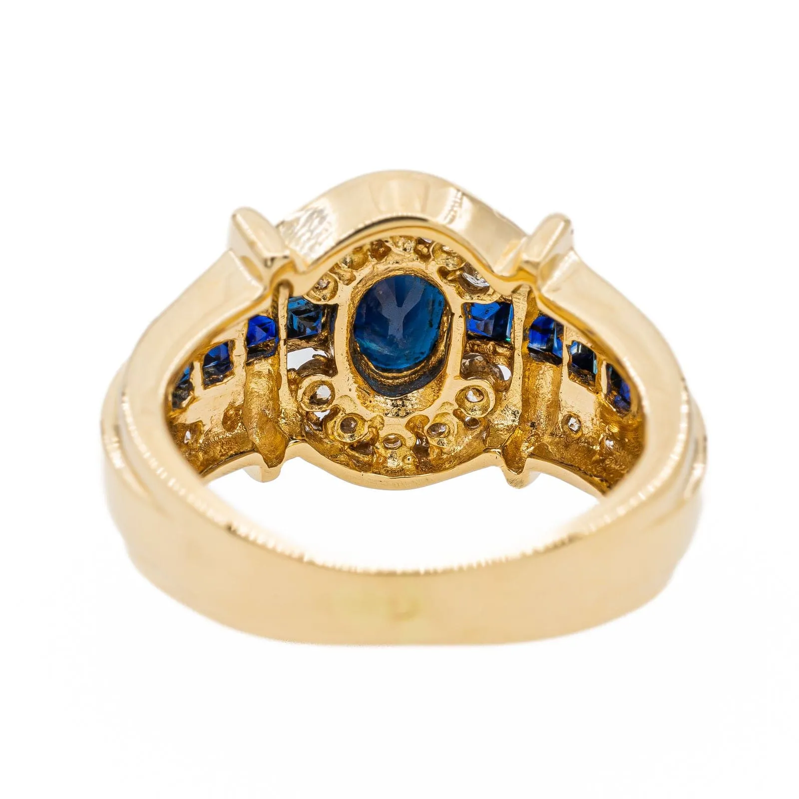 Bague Or jaune Saphir sold by 58 Facettes product image thumbnail 5