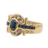 Bague Or jaune Saphir sold by 58 Facettes