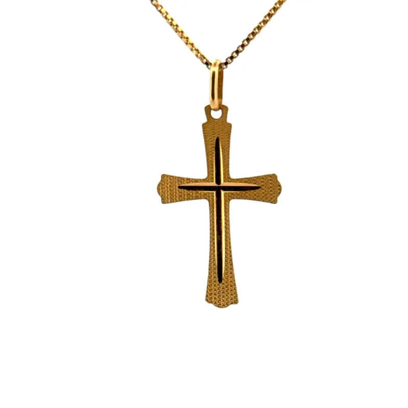 Pendentif Croix Or jaune sold by 58 Facettes