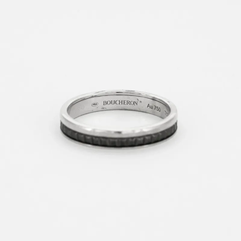 BOUCHERON - alliance homme pvd et or blanc sold by 58 Facettes