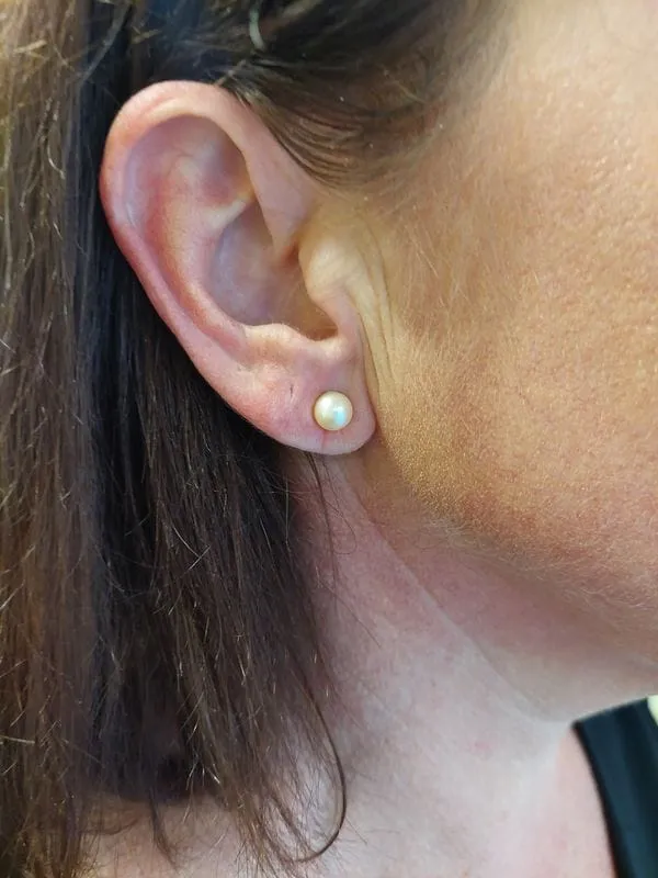 Boucles d'oreilles perle or jaune sold by 58 Facettes product image thumbnail 2