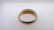 Bague Or jaune pavé de Diamants sold by 58 Facettes