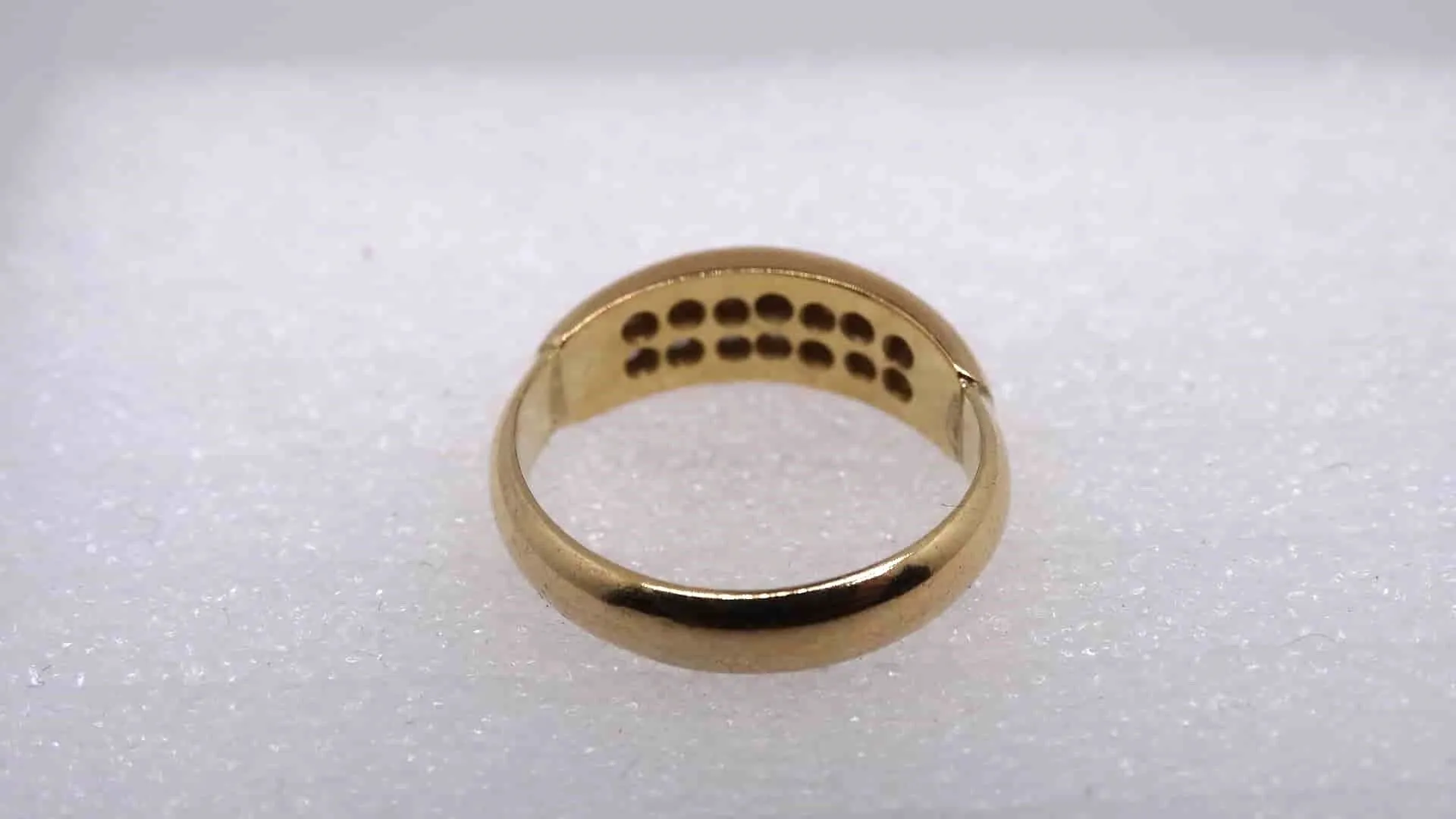 Bague Or jaune pavé de Diamants sold by 58 Facettes product image thumbnail 4