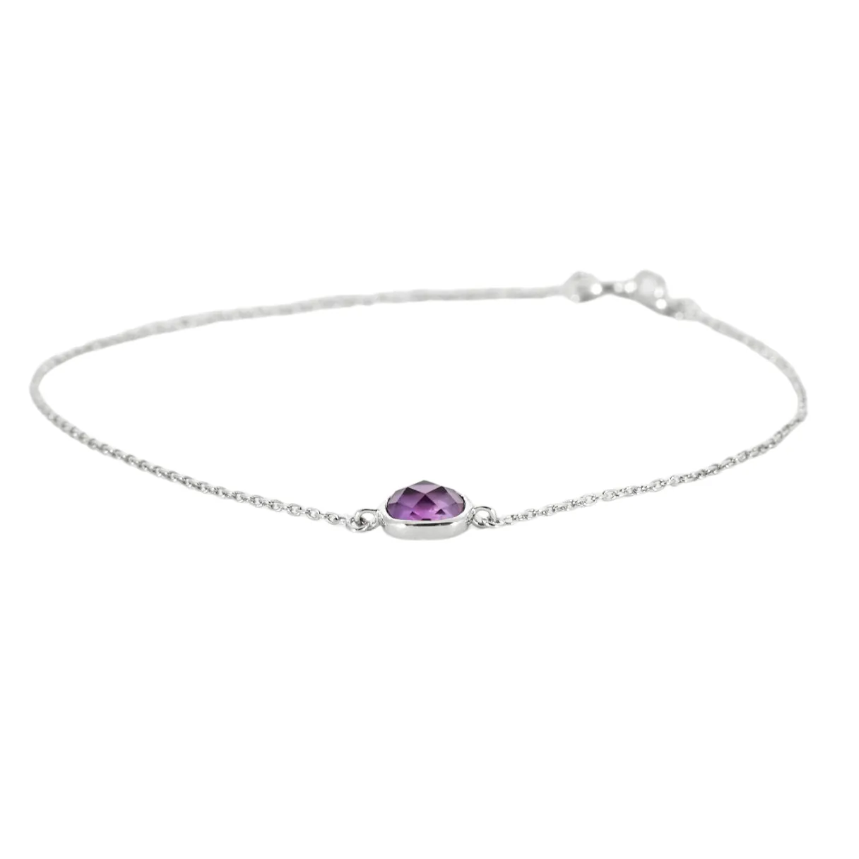 Bracelet or blanc améthyste sold by 58 Facettes product image thumbnail 3