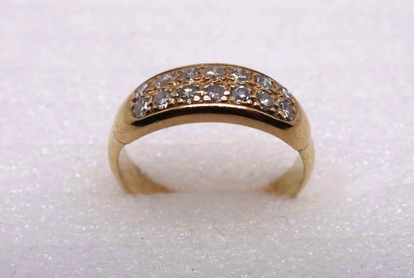 Bague Or jaune pavé de Diamants sold by 58 Facettes product image thumbnail 2