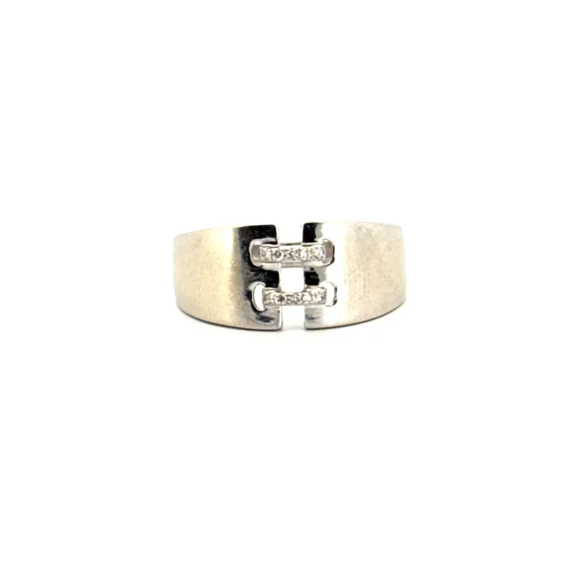 Bague Liens Or blanc et diamants sold by 58 Facettes