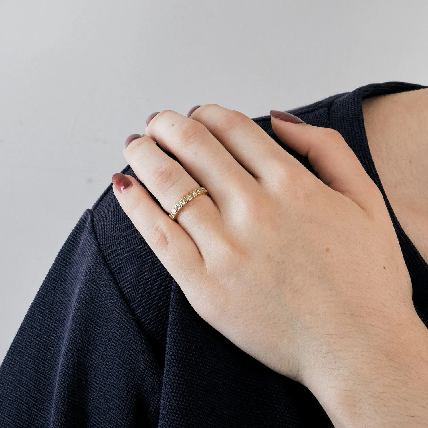 Alliance en or jaune et diamants sold by 58 Facettes product image thumbnail 2