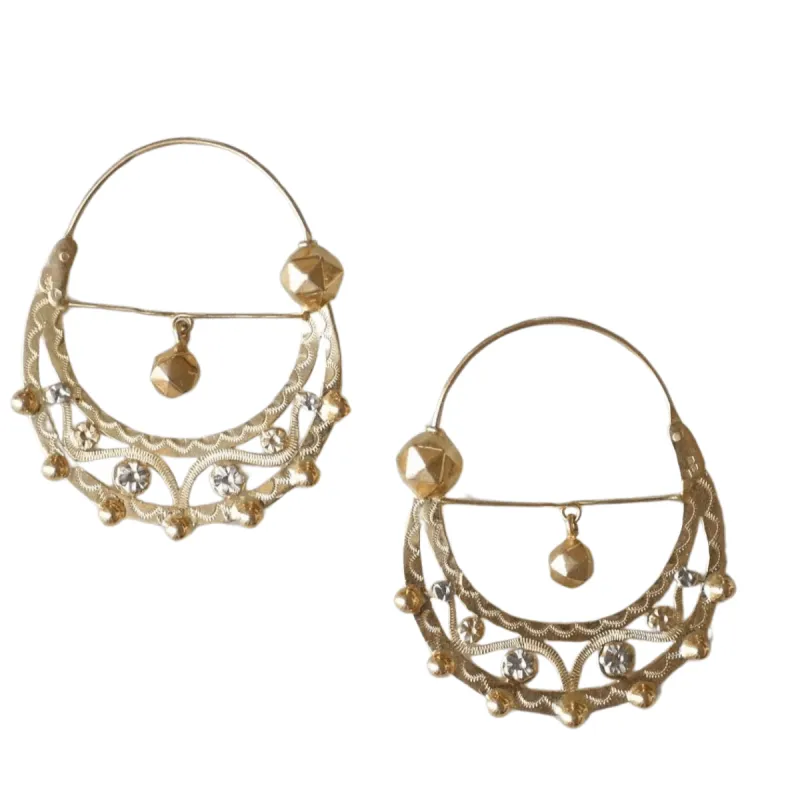 Boucles d'oreilles créoles Savoyardes en or sold by 58 Facettes