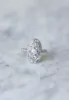 Bague Art Déco ovale or et diamants sold by 58 Facettes