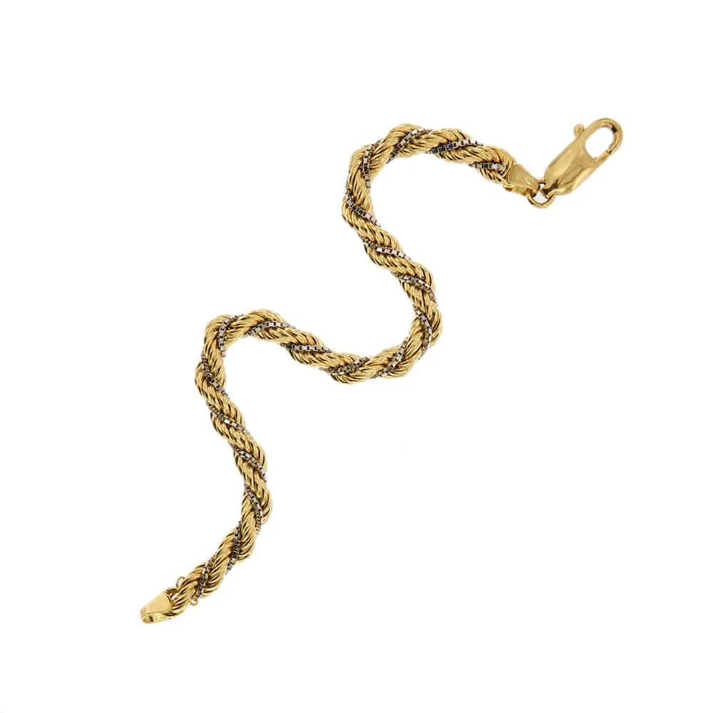 Bracelet maille corde sold by 58 Facettes product image thumbnail 2