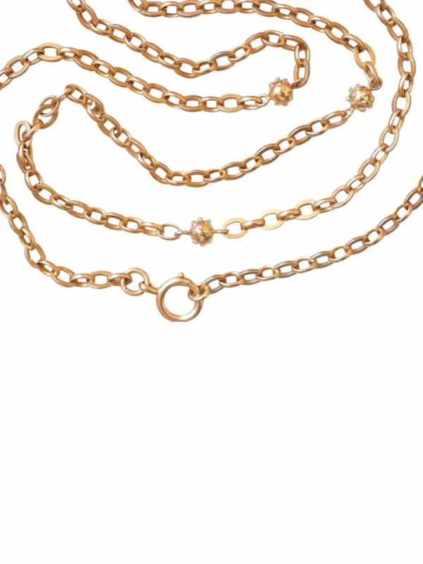 Sautoir ancien en or rose sold by 58 Facettes