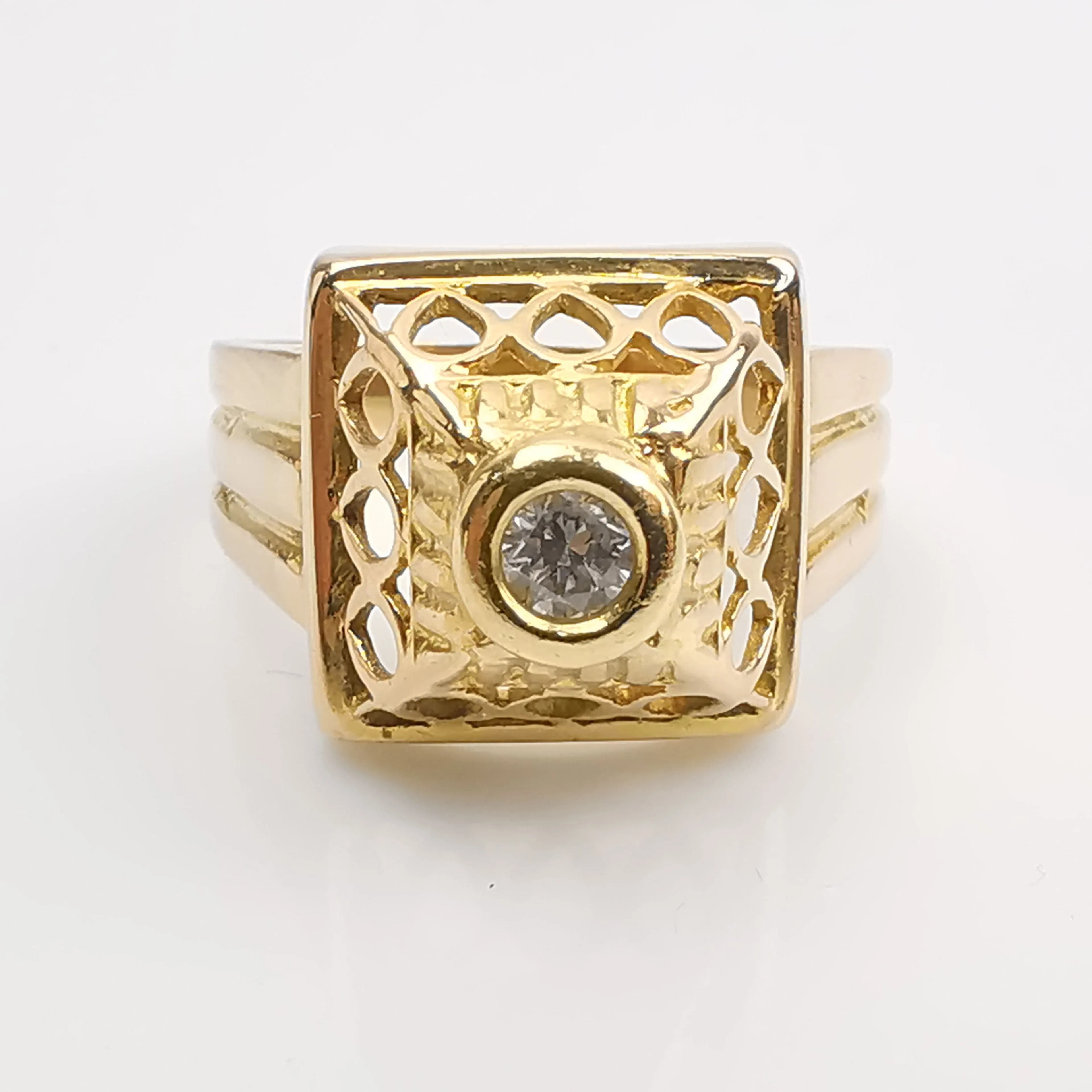 Bague or jaune et diamant sold by 58 Facettes product image thumbnail 5