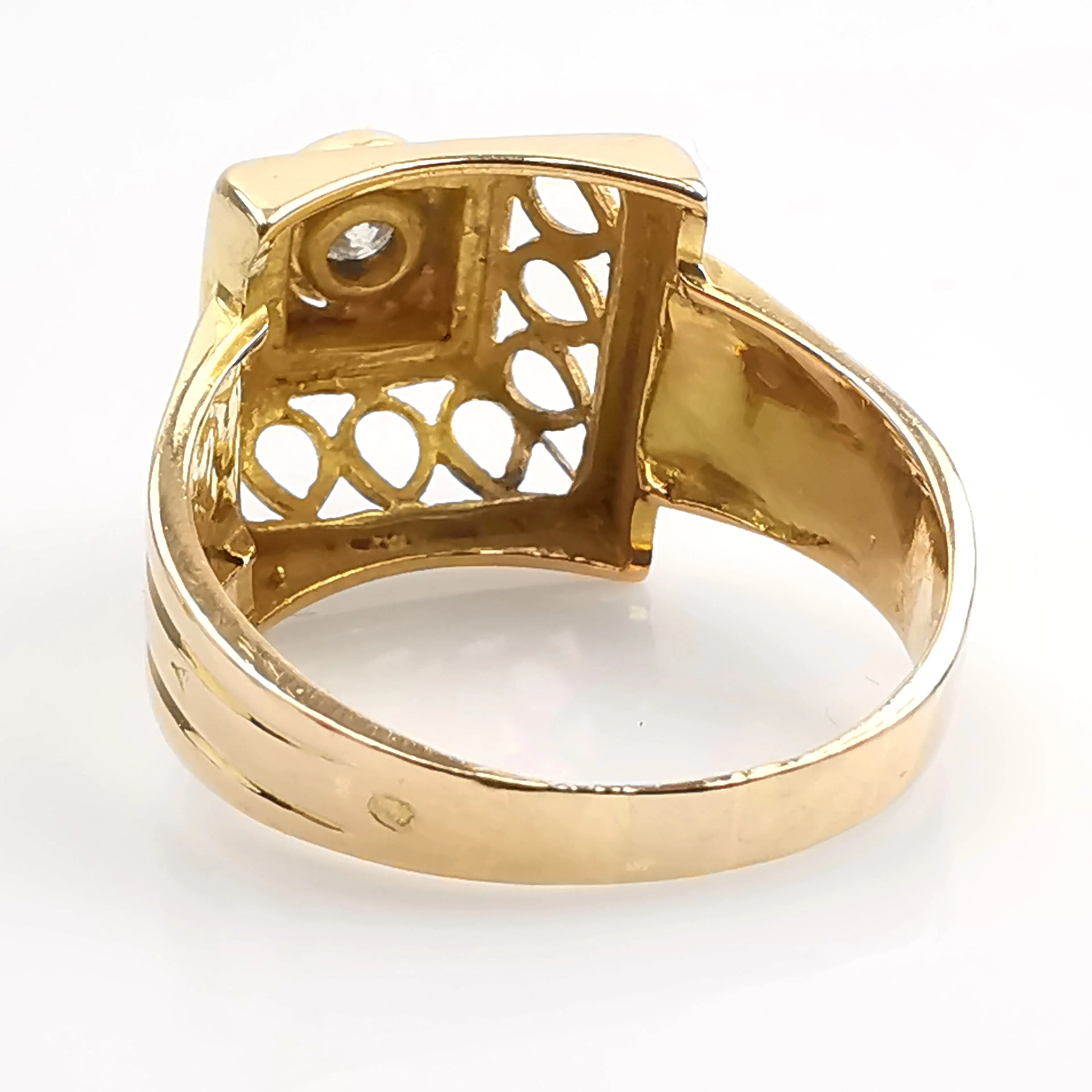 Bague or jaune et diamant sold by 58 Facettes product image thumbnail 4