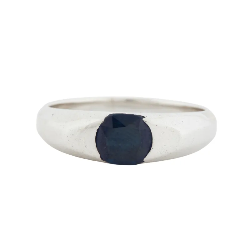 Bague Or Blanc Saphir sold by 58 Facettes