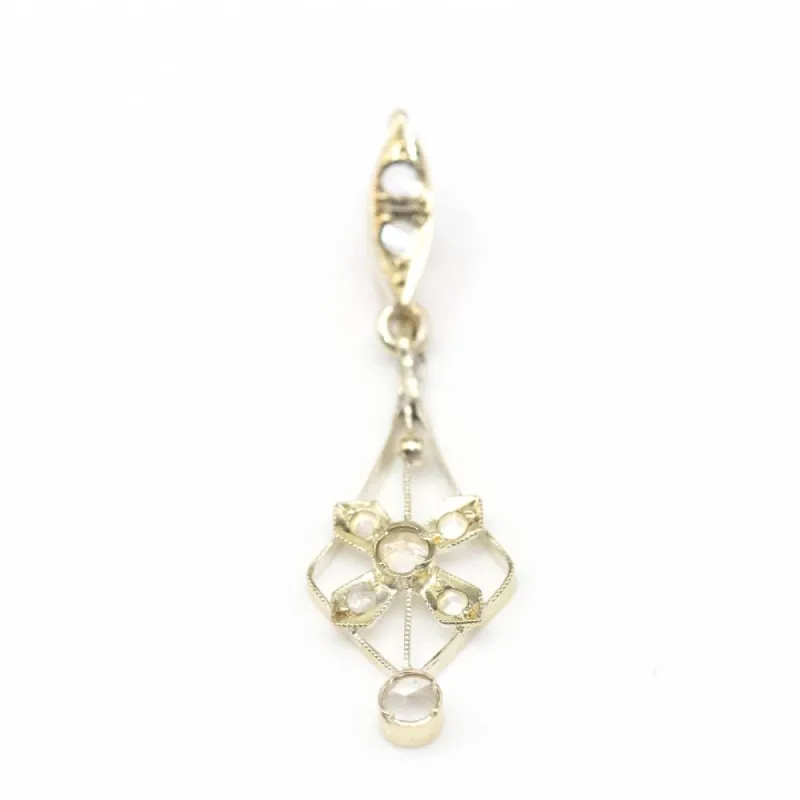 Pendentif 1900 en or jaune et diamants sold by 58 Facettes