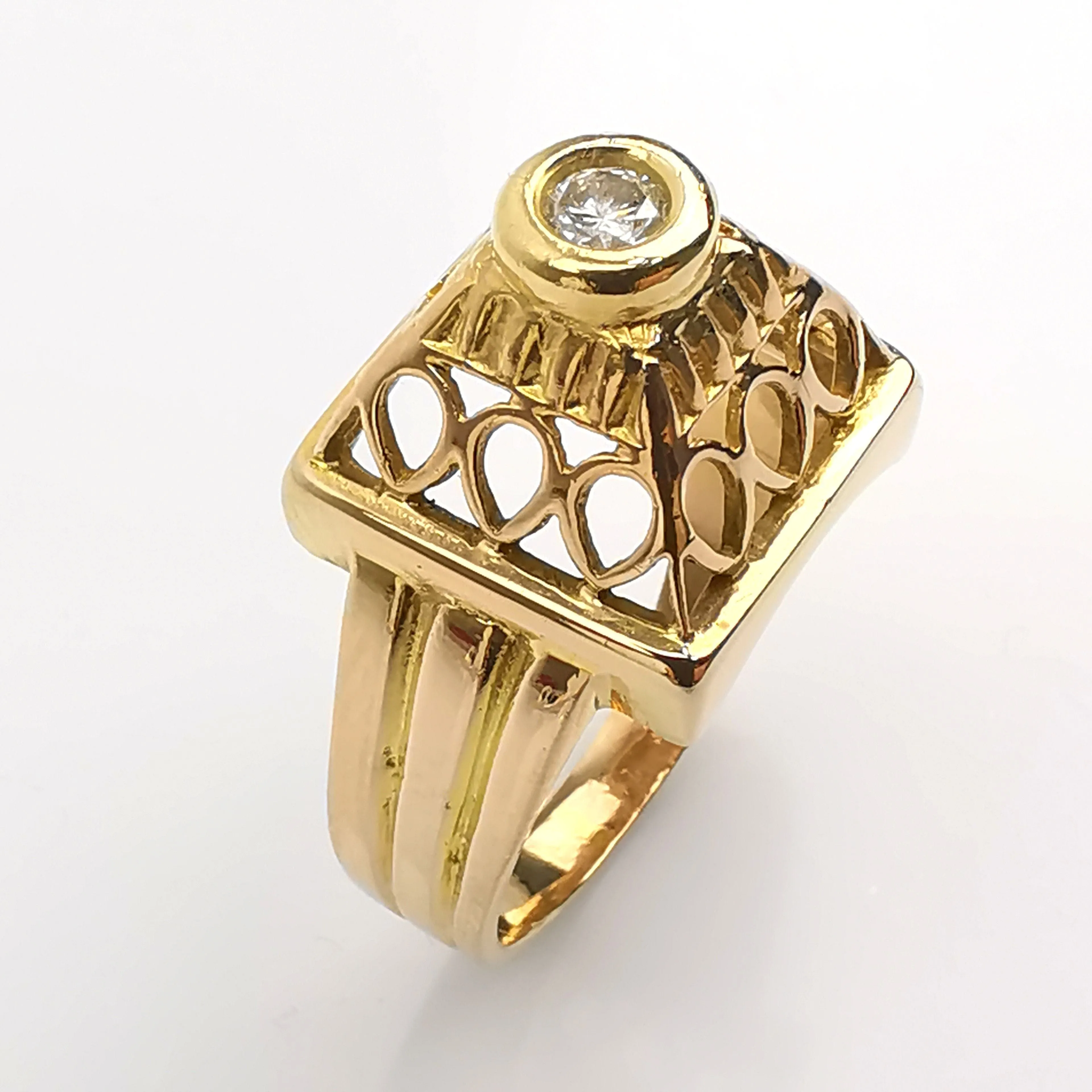 Bague or jaune et diamant sold by 58 Facettes product image thumbnail 2