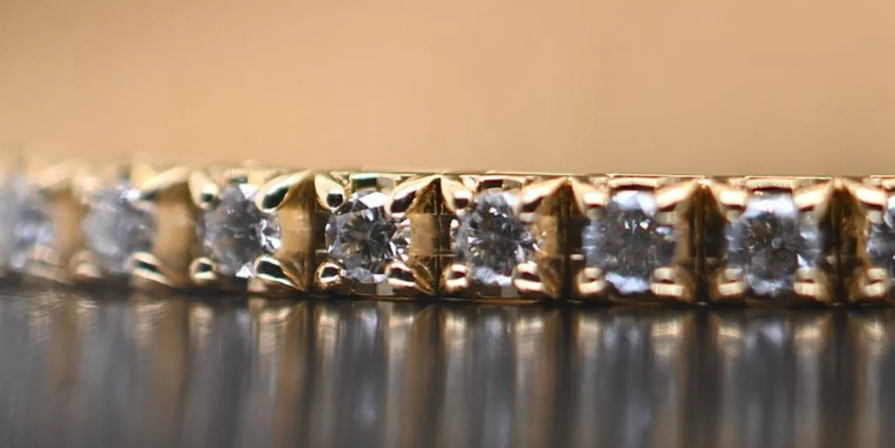 Bracelet Tennis Or Jaune Diamants sold by 58 Facettes product image thumbnail 5