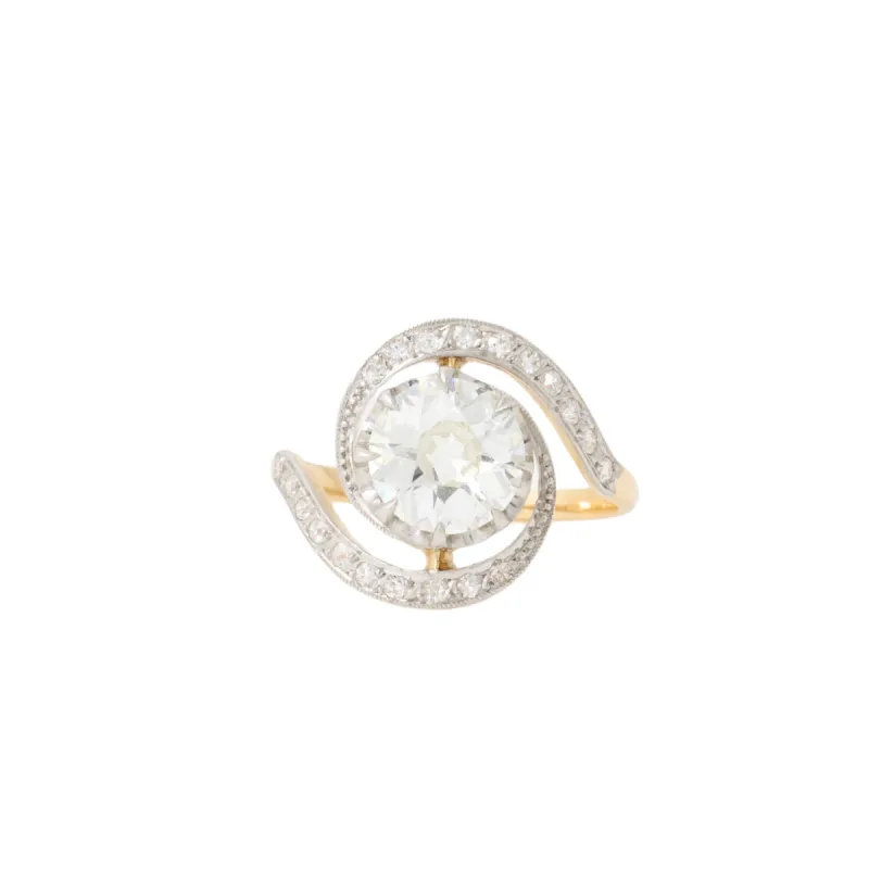 Bague tourbillon Diamant 2.04ct sold by 58 Facettes