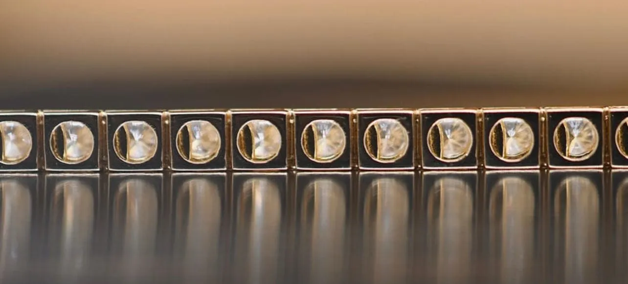 Bracelet Tennis Or Jaune Diamants sold by 58 Facettes product image thumbnail 4