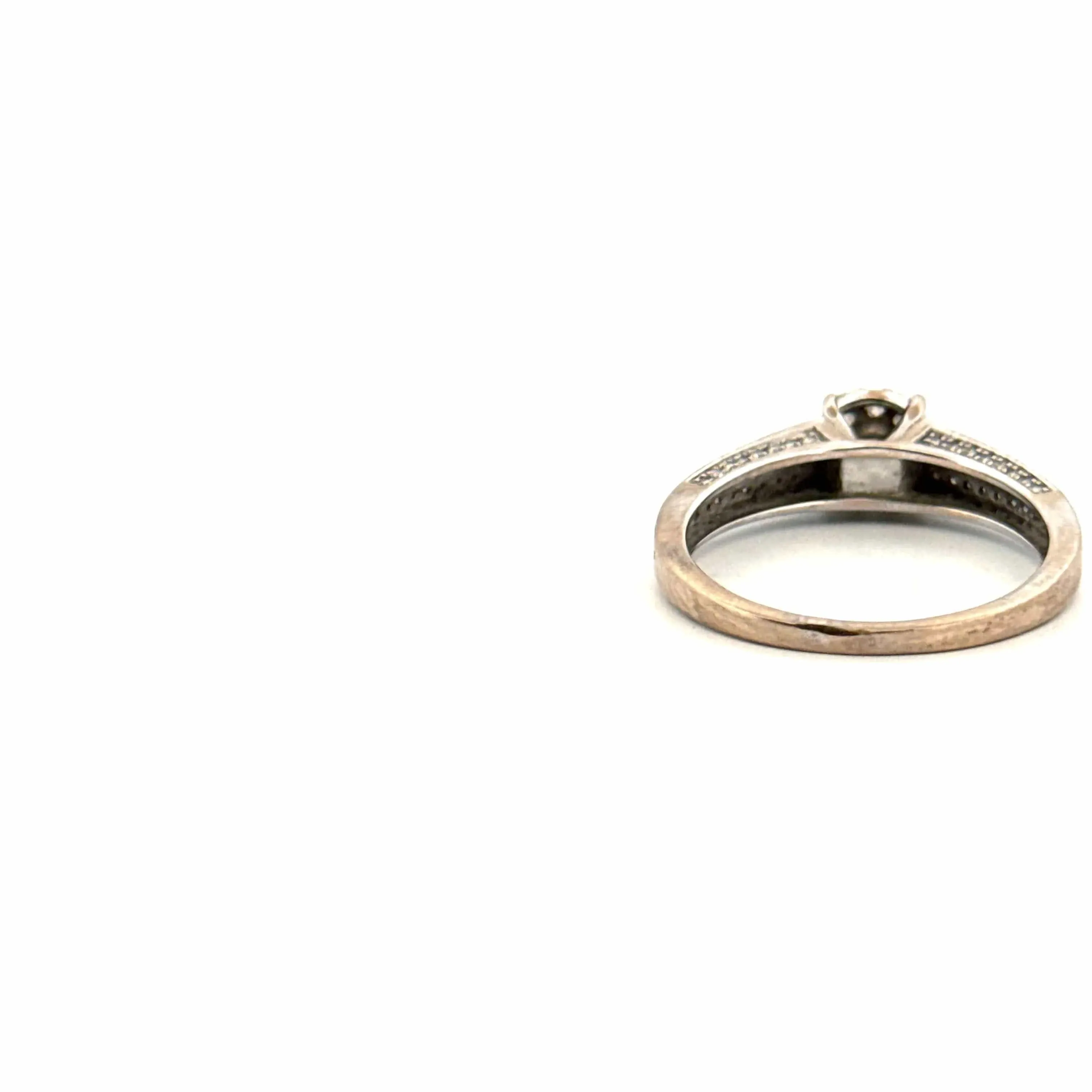 Bague Pavée or blanc 18k & Diamants sold by 58 Facettes product image thumbnail 5