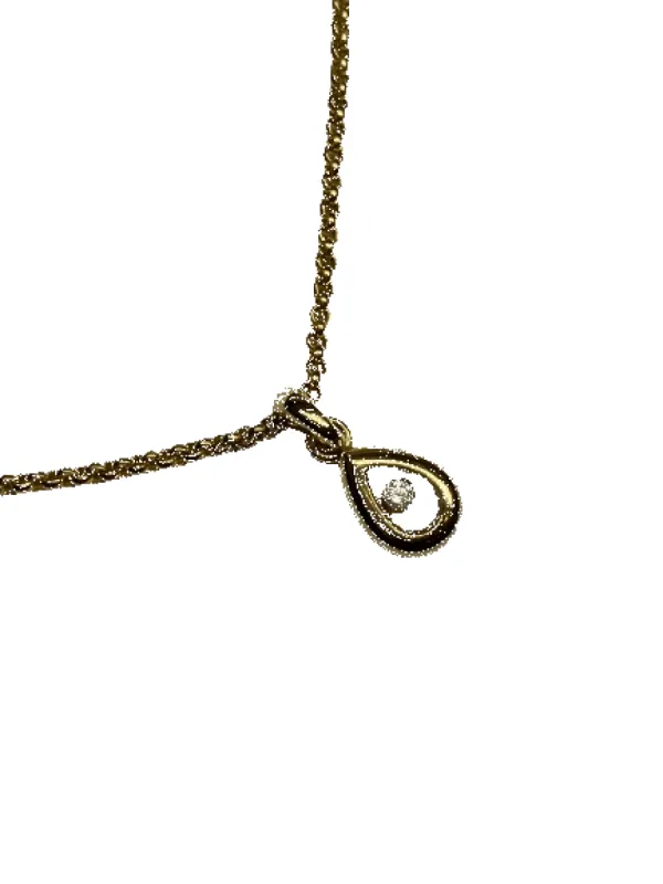 CHOPARD - COLLIER HAPPY DIAMONDS OR JAUNE ET DIAMANT sold by 58 Facettes