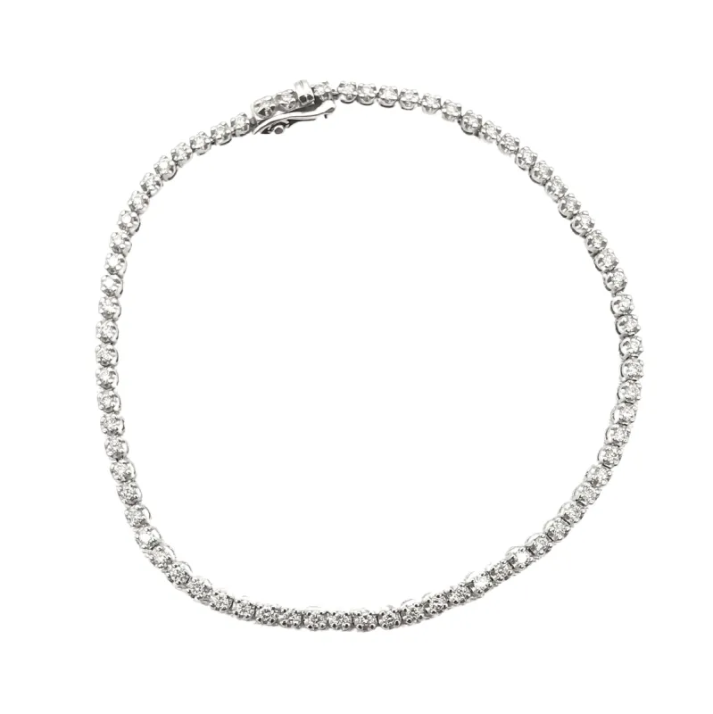 Bracelet ligne diamants sold by 58 Facettes
