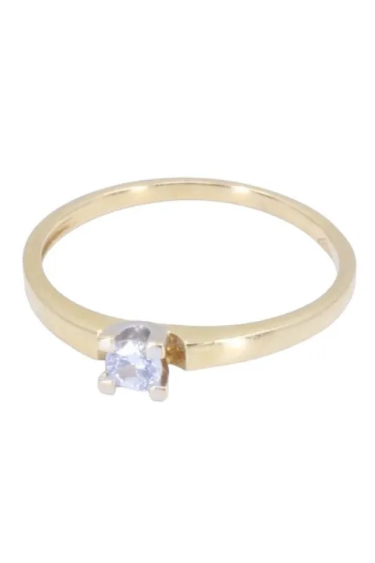 BAGUE SOLITAIRE DIAMANT 0.12 CARAT sold by 58 Facettes