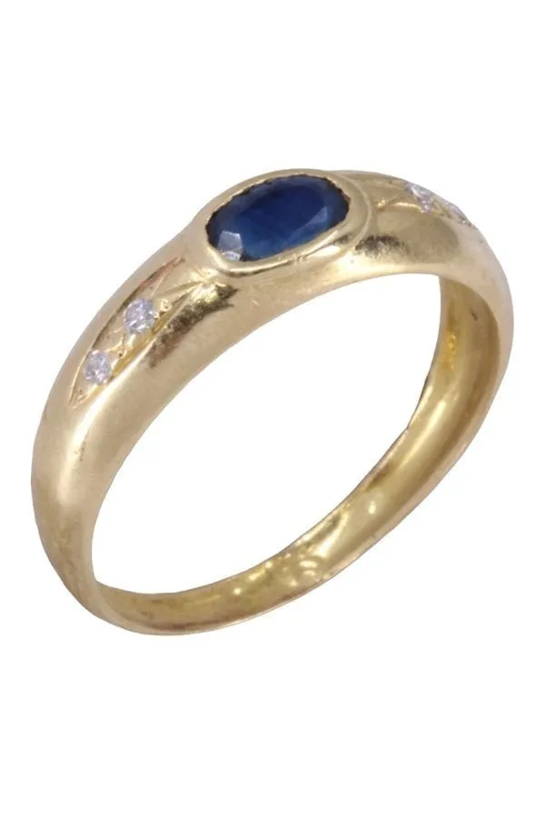 Bague moderne saphir et diamants sold by 58 Facettes product image thumbnail 5