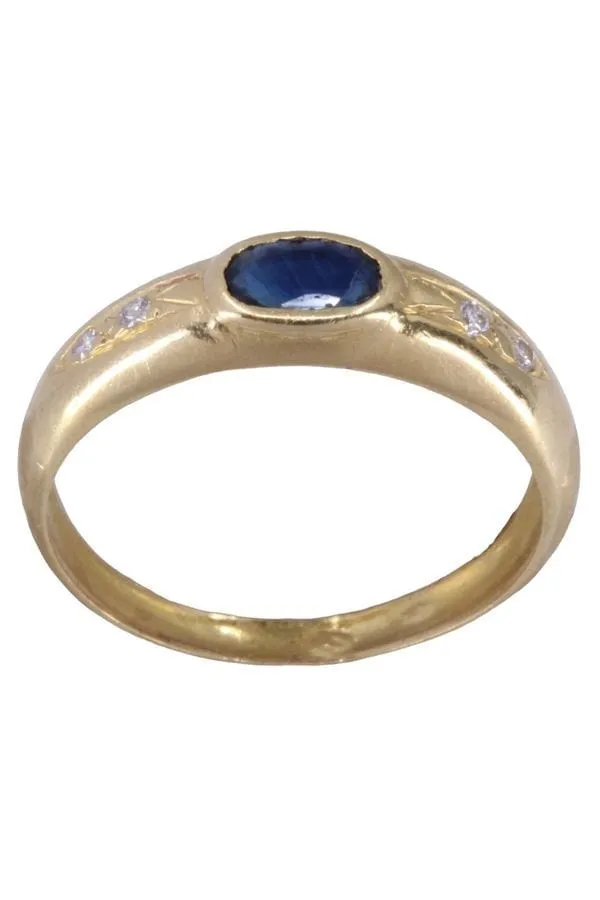 Bague moderne saphir et diamants sold by 58 Facettes product image thumbnail 4