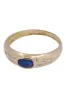 Bague moderne saphir et diamants sold by 58 Facettes