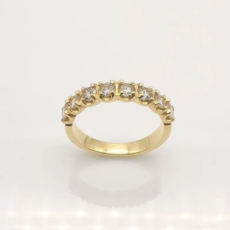 Alliance Or jaune et Diamants sold by 58 Facettes
