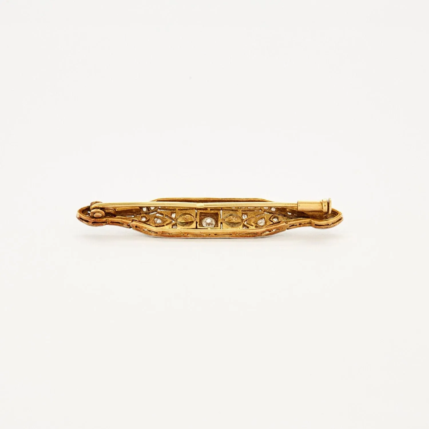 Broche Art Déco Diamants Perles sold by 58 Facettes product image thumbnail 4