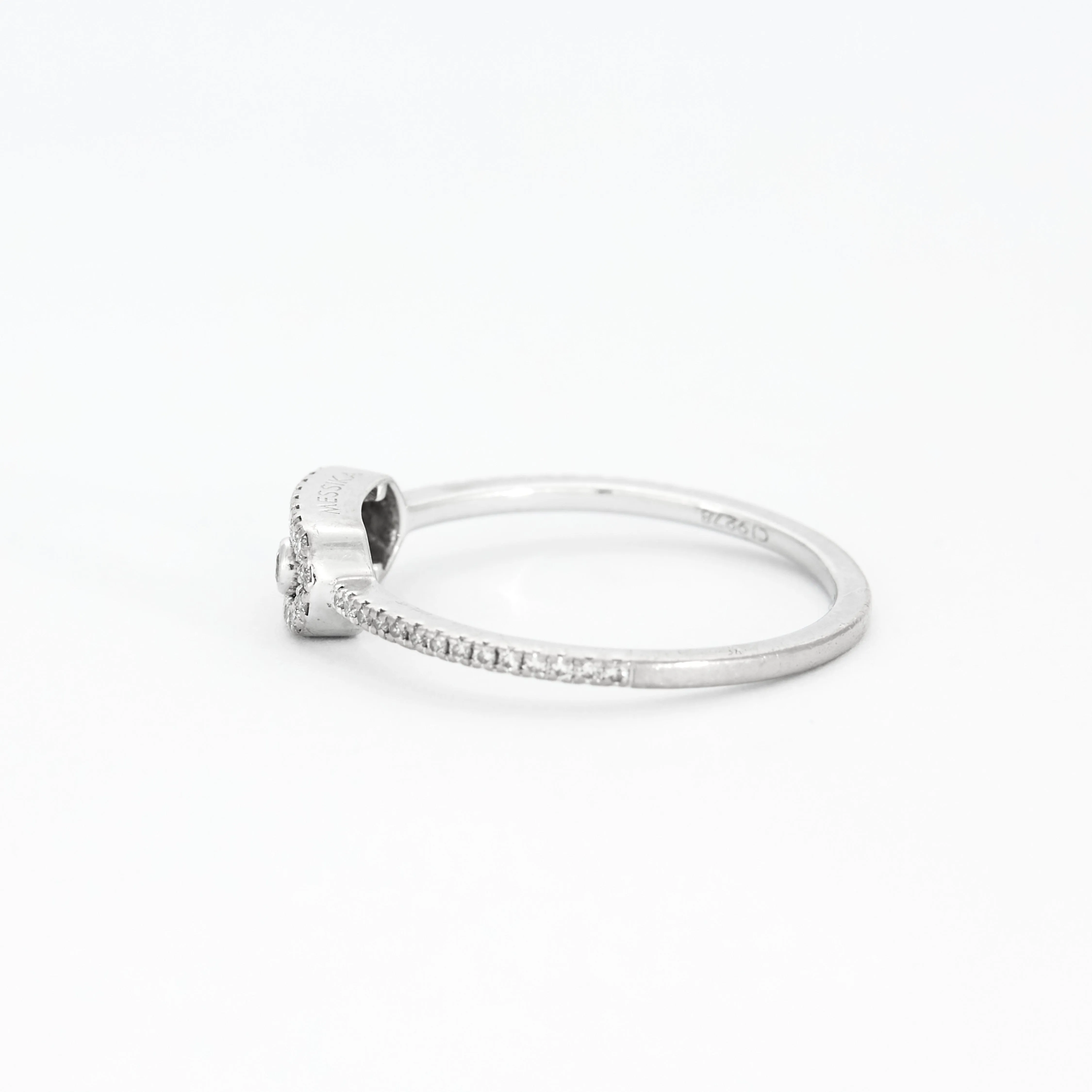 MESSIKA - MOVE UNO PAVÉE - Bague en or gris et diamants sold by 58 Facettes product image thumbnail 4