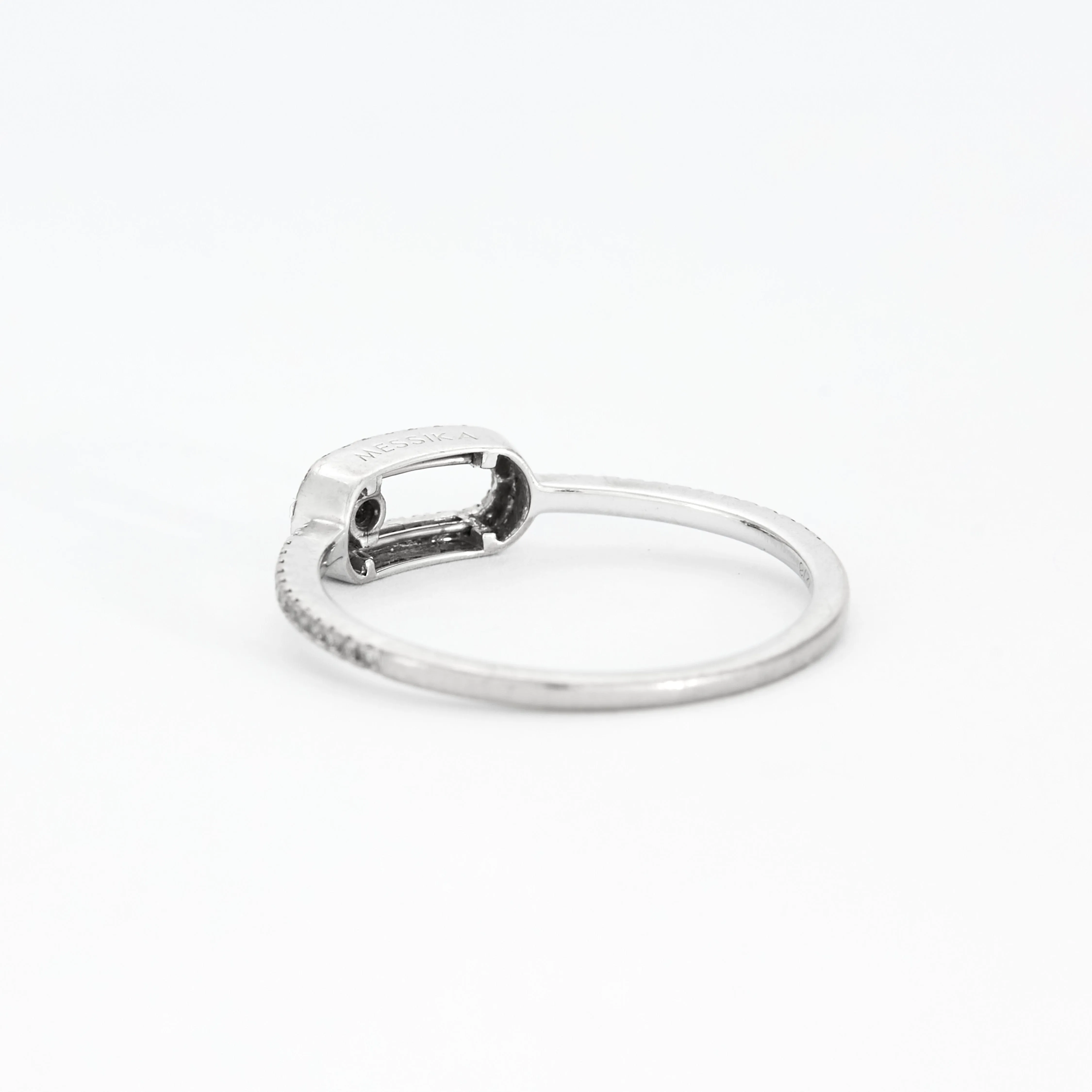 MESSIKA - MOVE UNO PAVÉE - Bague en or gris et diamants sold by 58 Facettes product image thumbnail 5