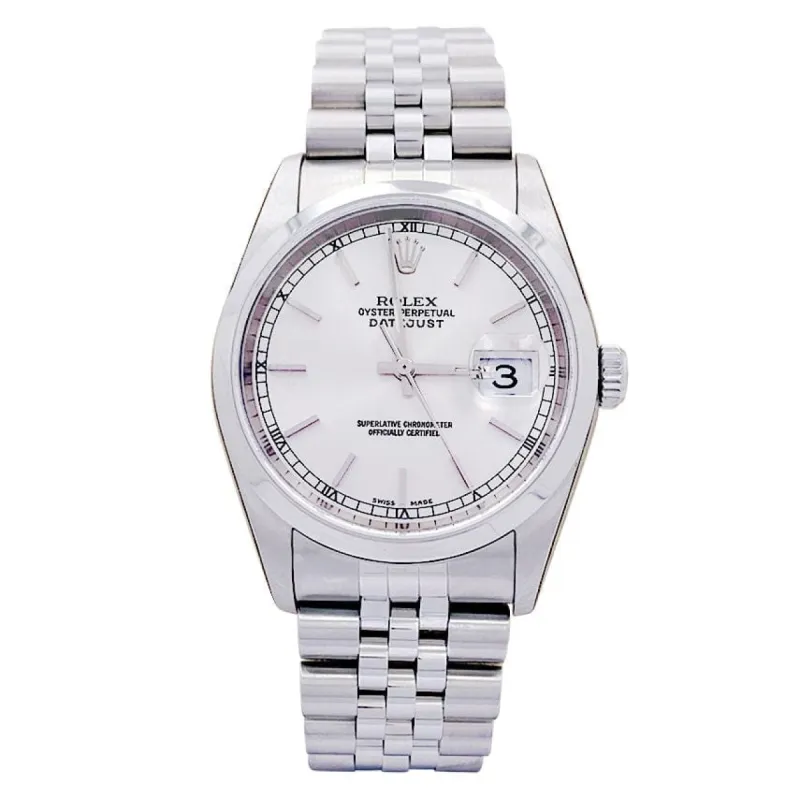 Montre Rolex, "Oyster Perpetual Datejust", acier. sold by 58 Facettes