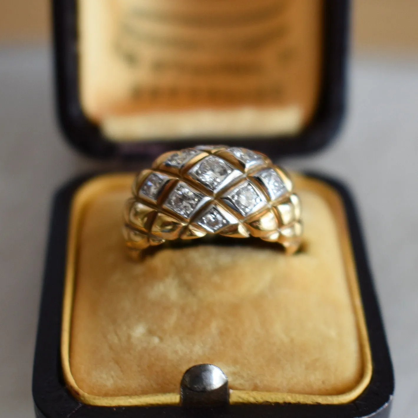 Bague jonc or jaune et diamants sold by 58 Facettes product image thumbnail 3