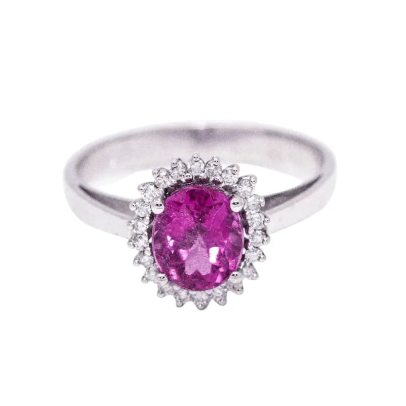 Bague en or tourmaline et diamants sold by 58 Facettes