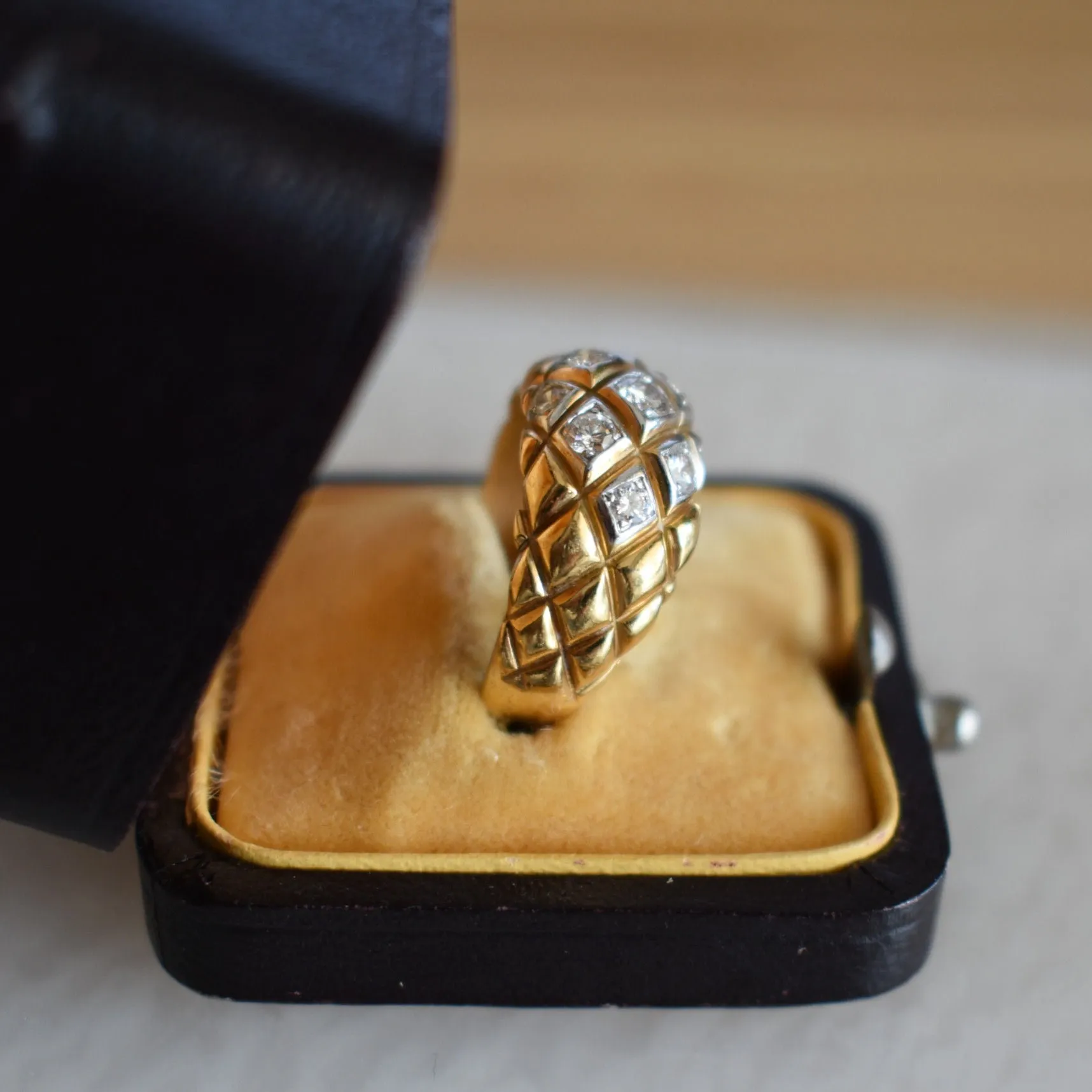 Bague jonc or jaune et diamants sold by 58 Facettes product image thumbnail 4