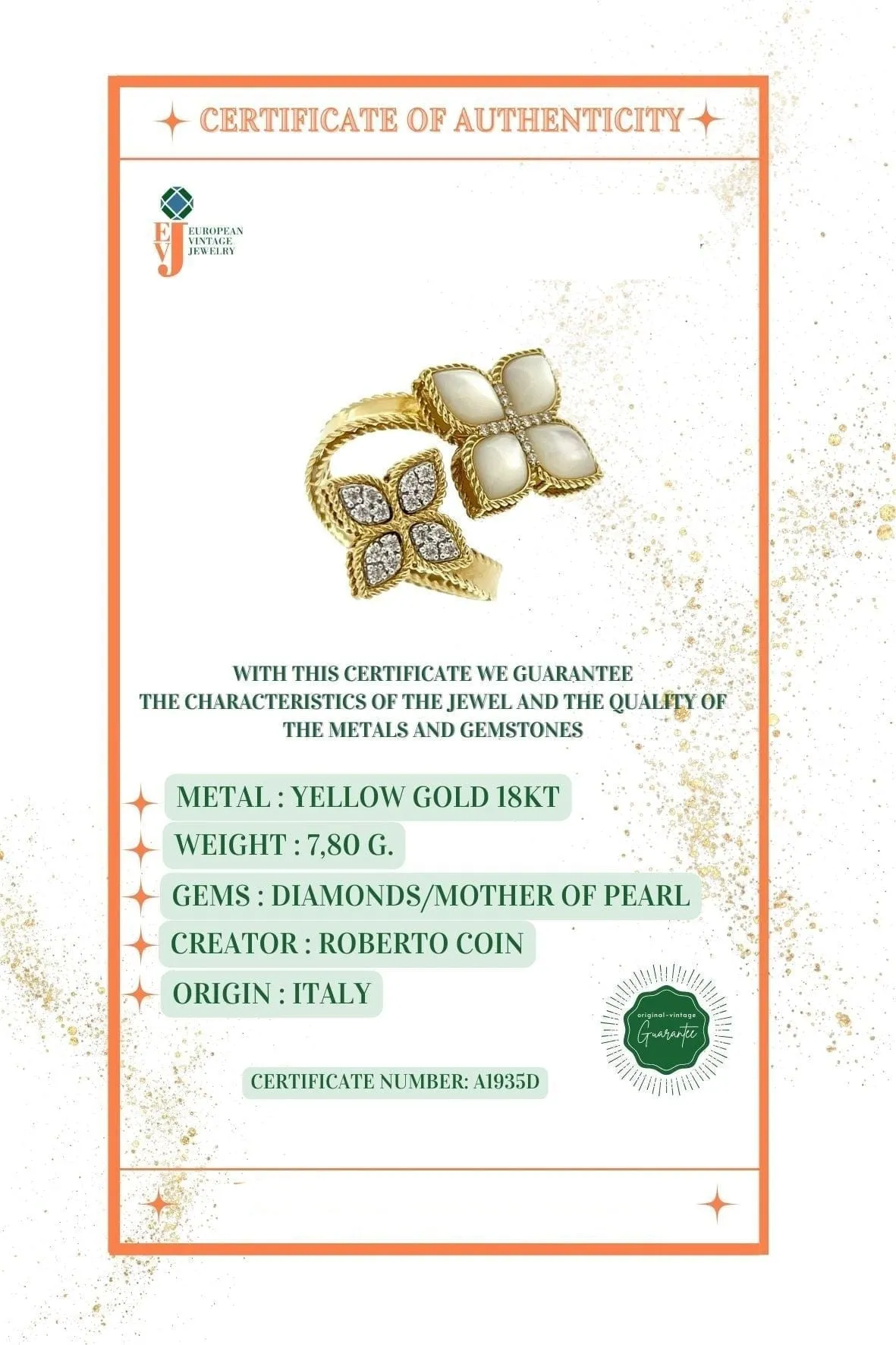 Roberto Coin - Bague Venetian Princess nacre diamants sold by 58 Facettes product image thumbnail 5