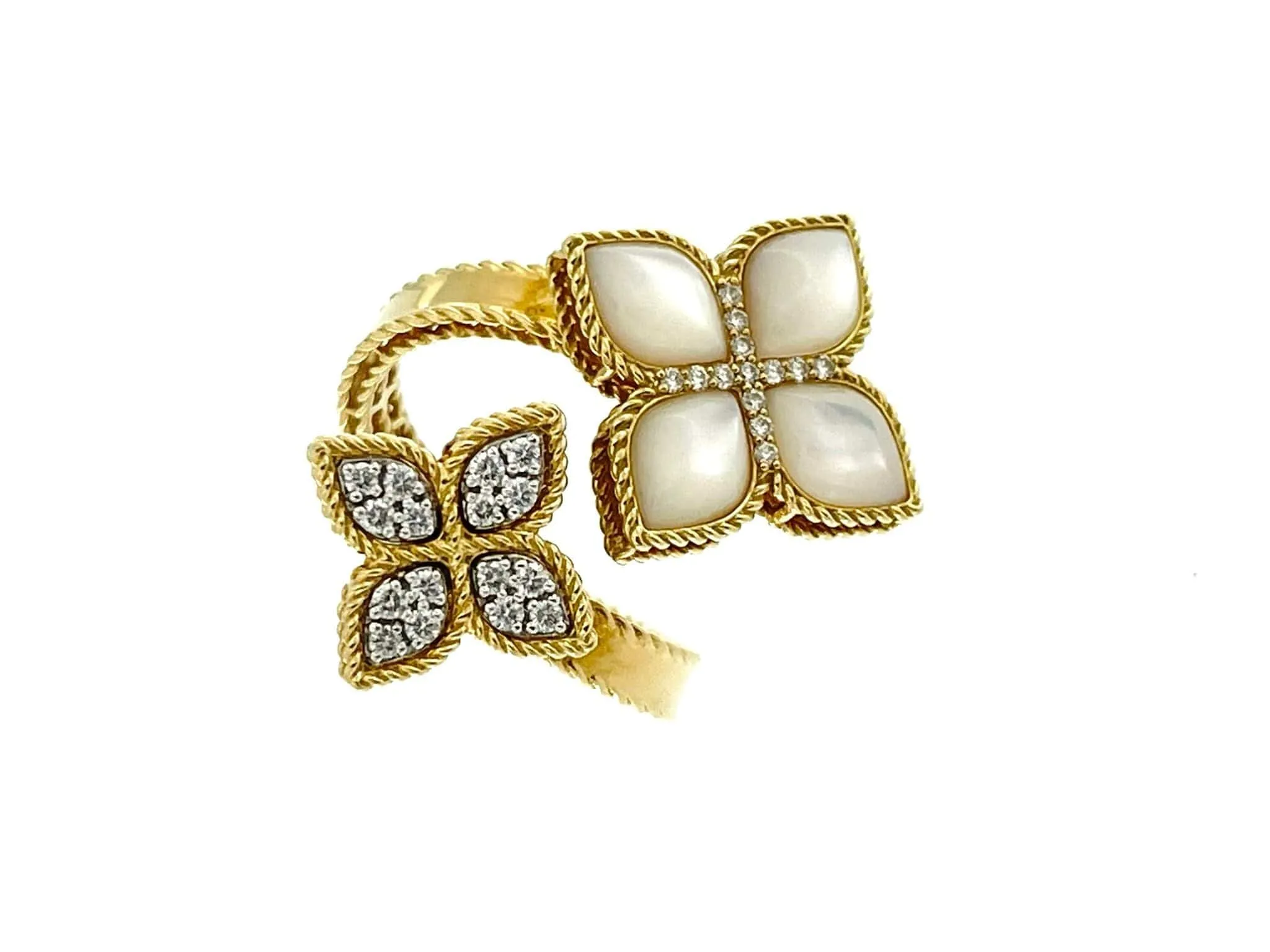 Roberto Coin - Bague Venetian Princess nacre diamants sold by 58 Facettes
