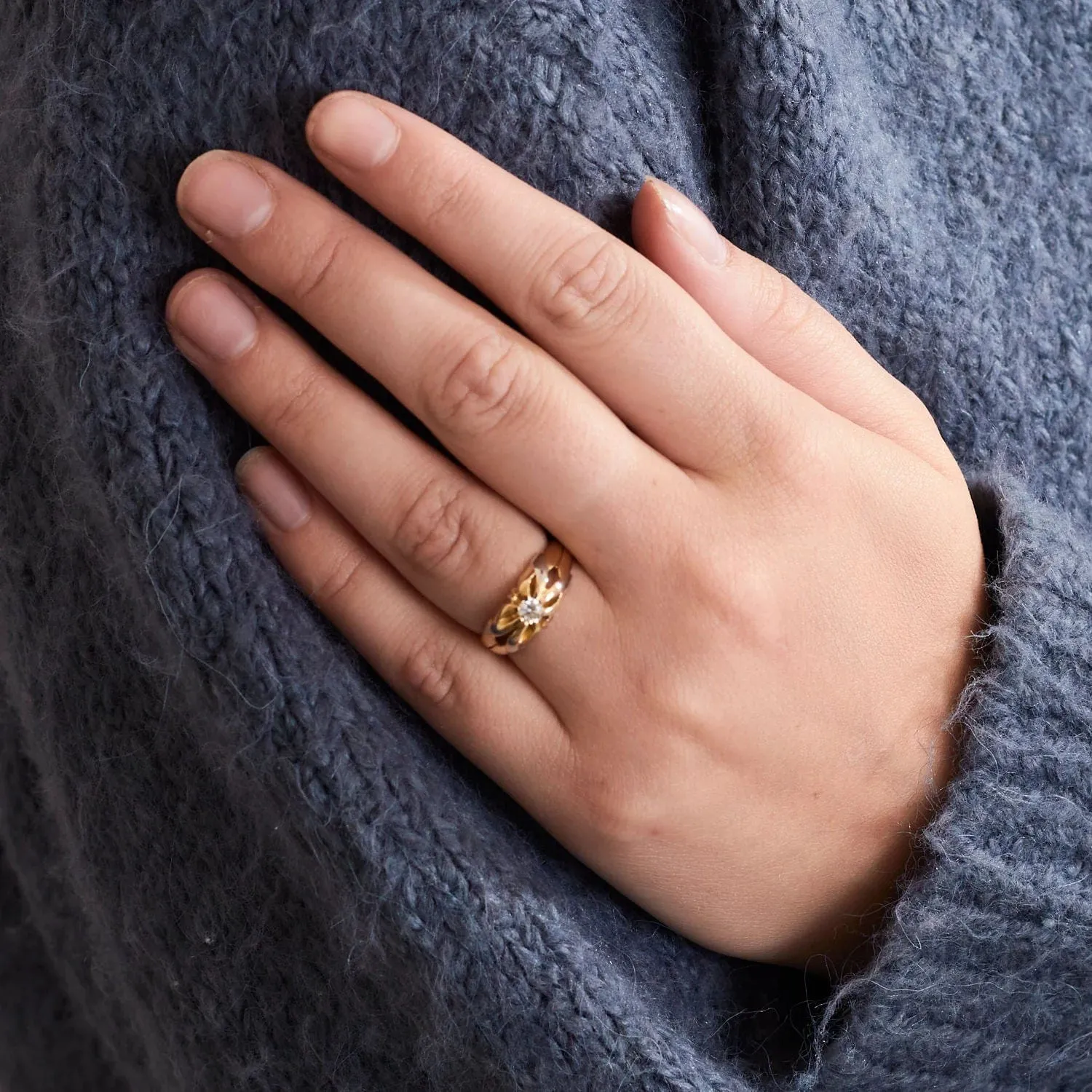 Bague Elisa or et diamant sold by 58 Facettes product image thumbnail 2