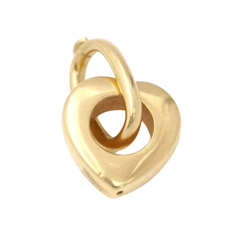Pendentif coeur en or jaune 18 carats sold by 58 Facettes