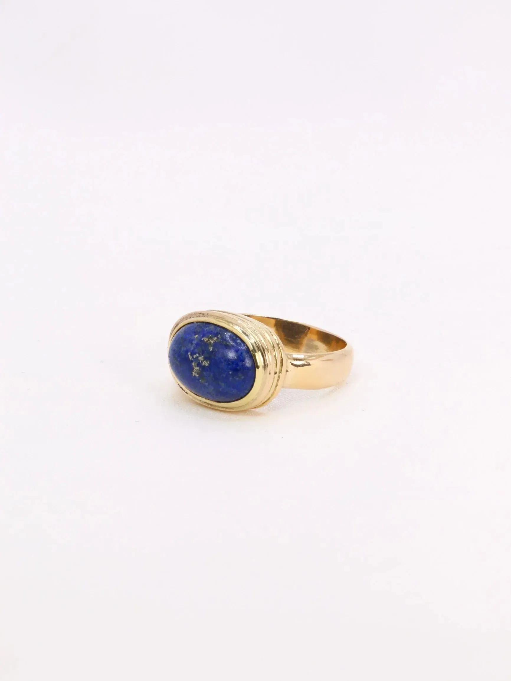Bague vintage lapis lazuli or jaune sold by 58 Facettes product image thumbnail 2