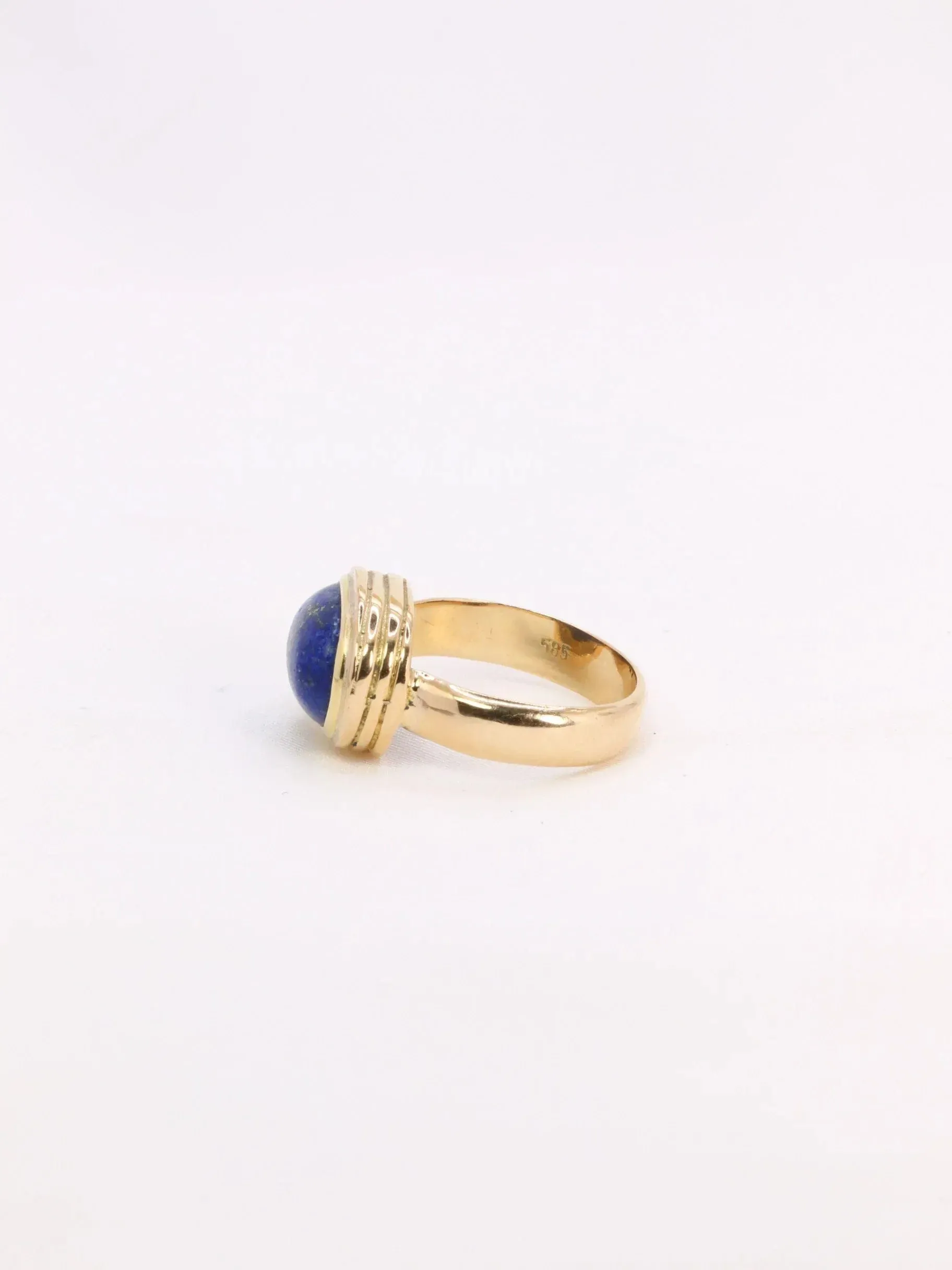 Bague vintage lapis lazuli or jaune sold by 58 Facettes product image thumbnail 3