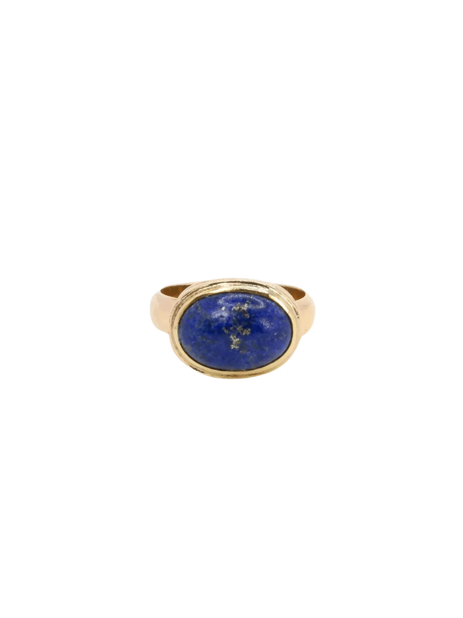 Bague vintage lapis lazuli or jaune sold by 58 Facettes