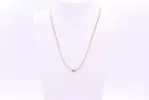 Collier Art Déco en or jaune, argent , perles et diamants sold by 58 Facettes