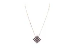 Collier Art Déco en or jaune, argent , perles et diamants sold by 58 Facettes